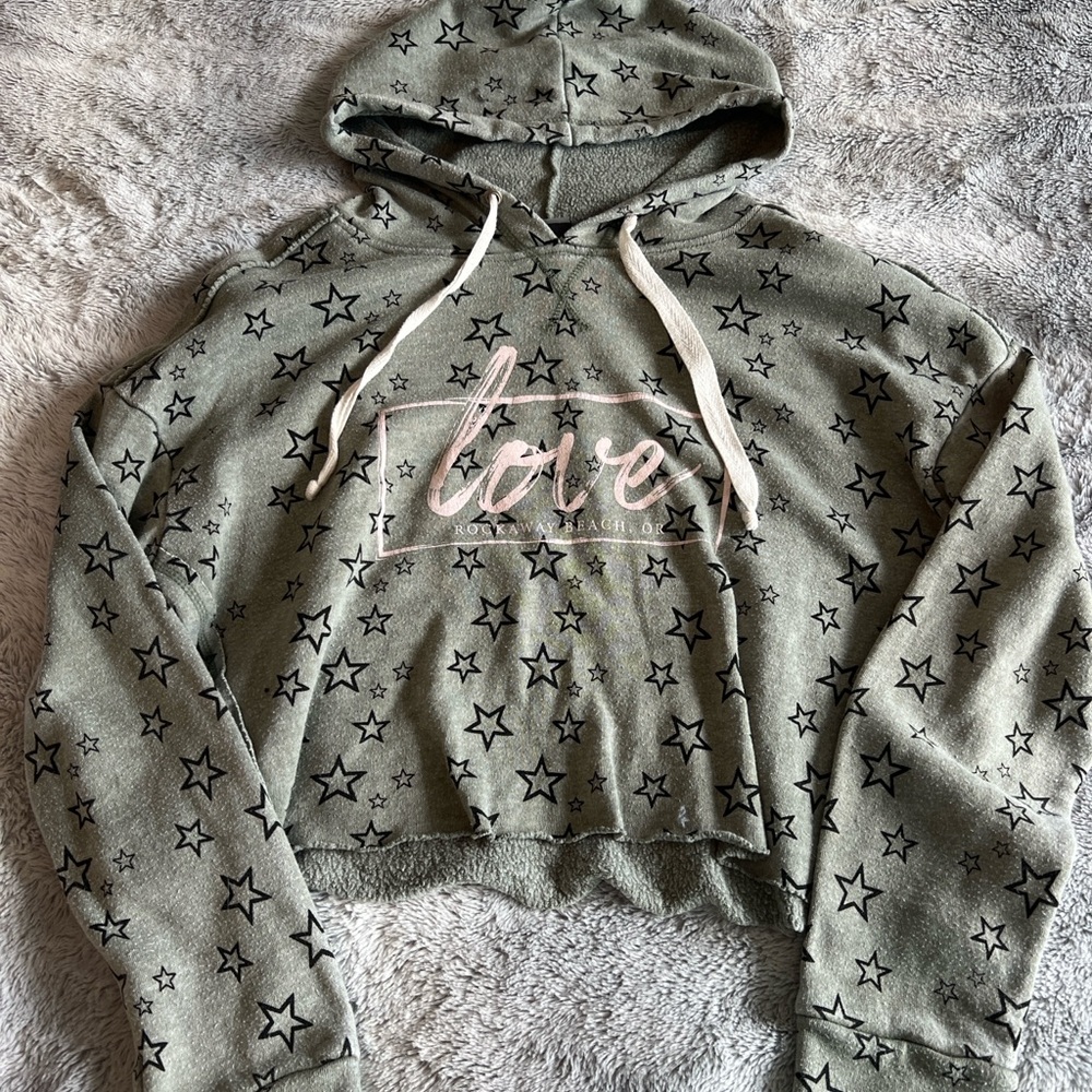 MV Sport Gray Star Hoodie